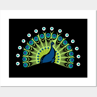 Peacock Posters and Art